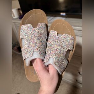 Corkys Bolgalusa Mermaid Glitter Sandals